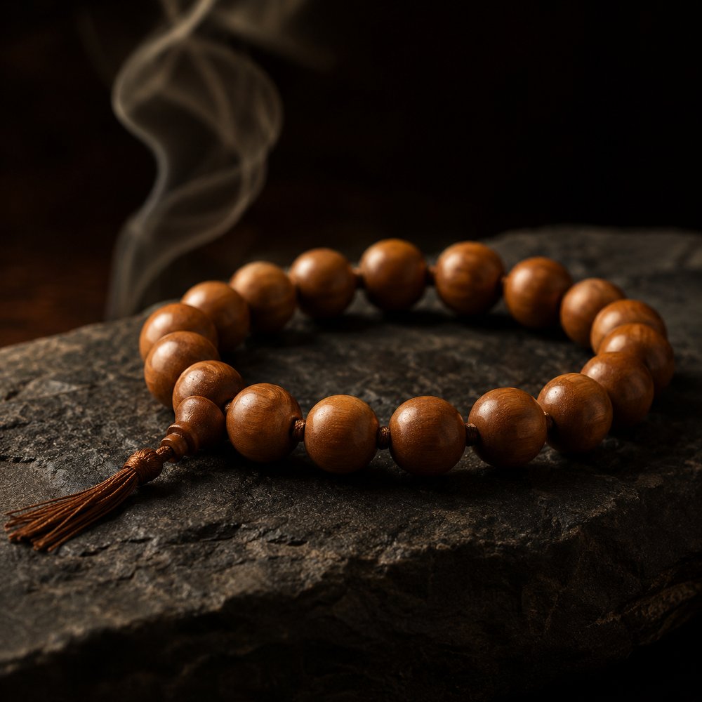 Stillness — تصوّر لتصميم سوار من خشب الصندل