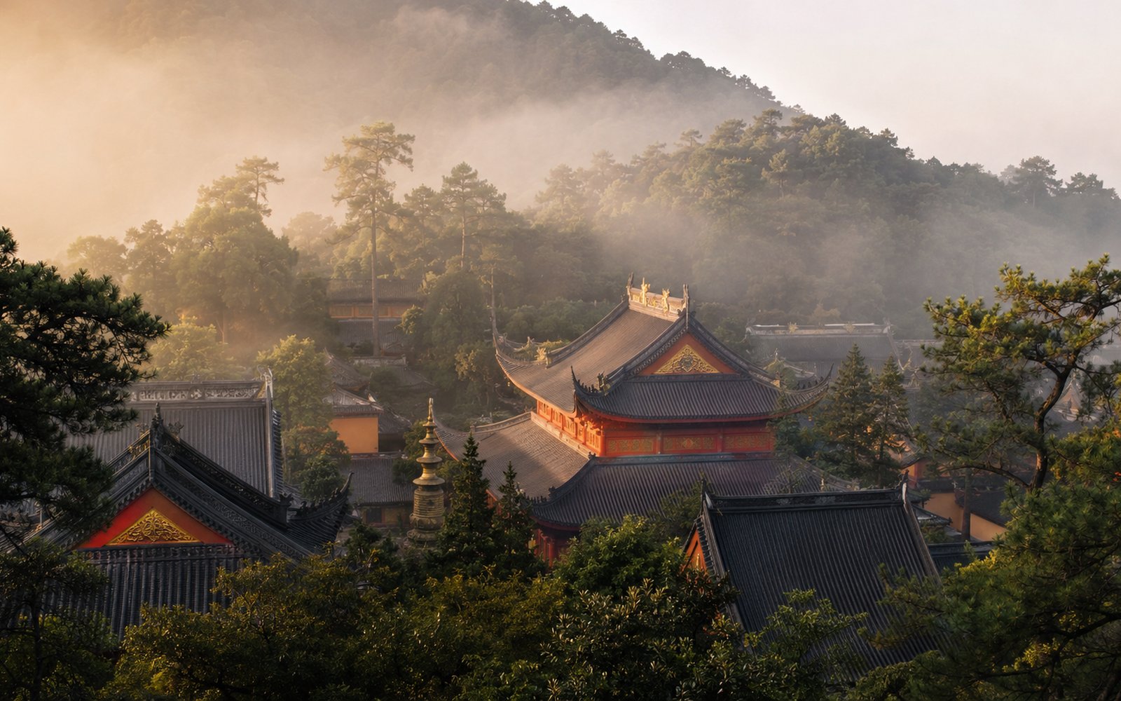 Design visualisation inspired by Lingyin Temple (灵隐寺) — Hangzhou, Zhejiang