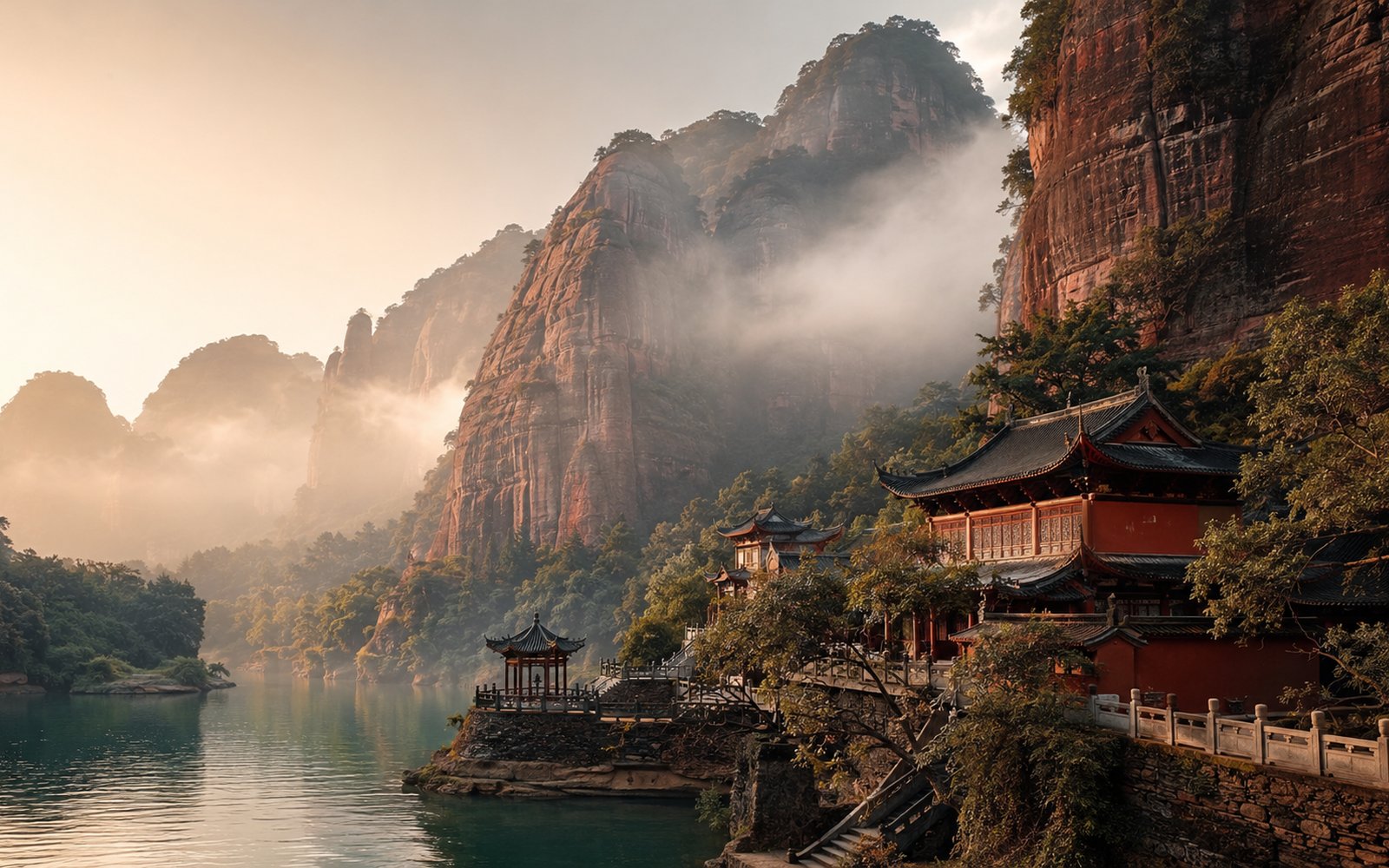 Design visualisation inspired by Mount Longhu (龙虎山) — Yingtan, Jiangxi